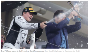 F1 movie: Lewis Hamilton talks up Brad Pitt's driving skills